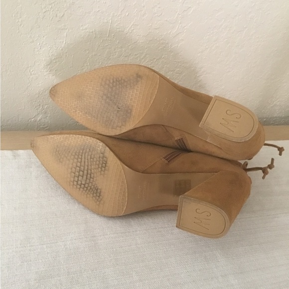 Stuart Weitzman Suede Ankle "Grandiose" Boots Size 40.5 - Picture 11 of 11